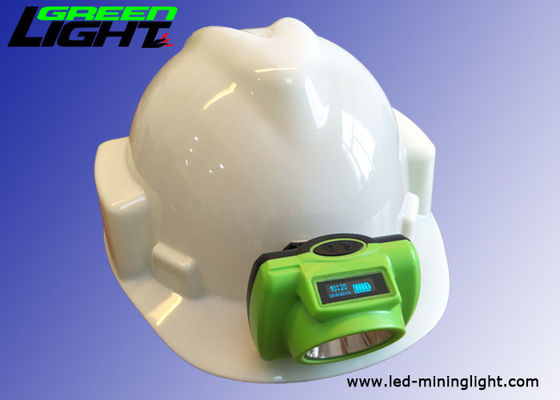 Luci carboniere materiali del PC dell'ABS, batteria estraente principale 3.7v della lampada di cappuccio 6.8Ah