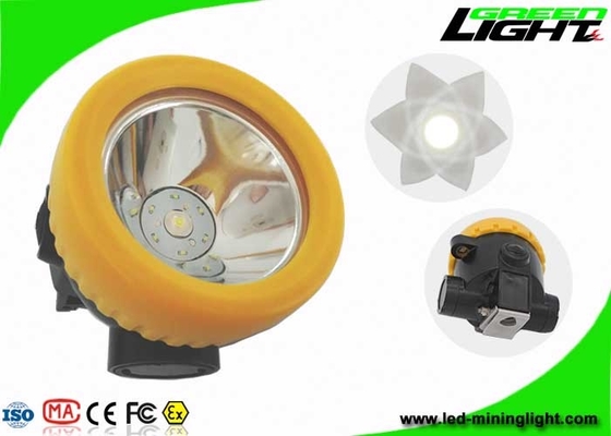 Batteria estraente del faro principale materiale 2.2Ah dell'ABS di IP68 5000lux con tempo di illuminazione 15hours