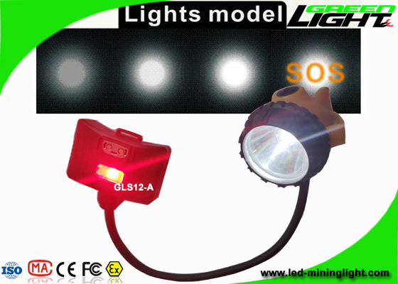 Avvertimento di potere di Cree Led Headlamp Rechargeable Low di alta luminosità per legato con corde semi- del minatore