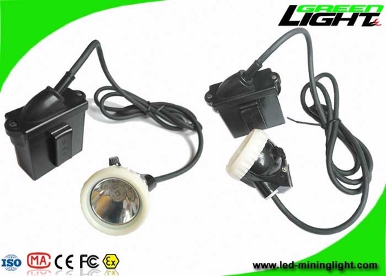 Capacità legata con corde della batteria del faro 10000lux 6.6Ah della luce di estrazione mineraria del Cree LED della luce abbagliante
