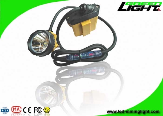 il casco di estrazione mineraria della batteria di 10.4Ah Samsung accende 25000lux la luminosità 348lum