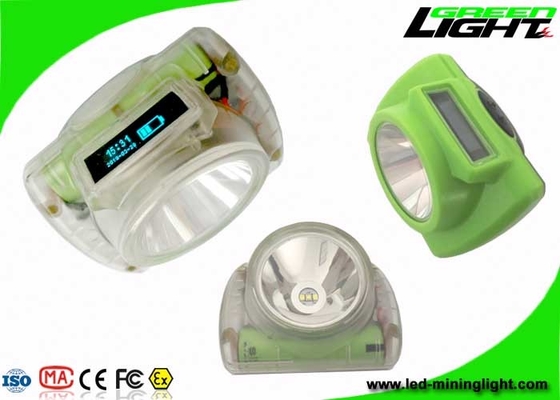 Schermo ricaricabile materiale IP68 13000lux 6.8Ah 1.78W del faro OLED del PC LED dell'ABS