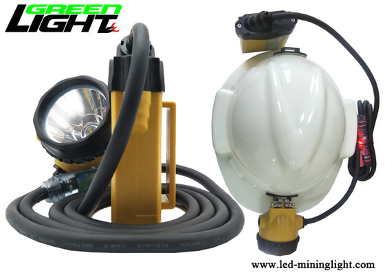 Faro ricaricabile d'accensione di alluminio 25000lux IP68 CREE Light Source dei minatori della tazza