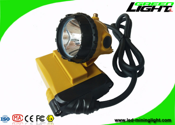 Luminosità legata con corde della lampada di cappuccio dei minatori di sicurezza sul lavoro alta 25000lux SOS 10.4Ah GL12-A