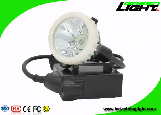 Luce 10000lux 6,6 ricaricabili del casco per minatore IP67 ah per industria mineraria