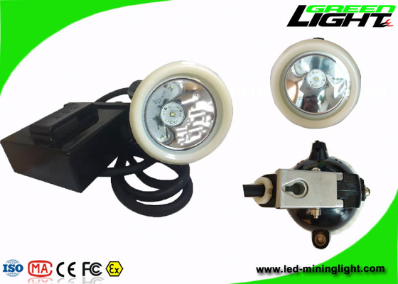 Luce 10000lux 6,6 ricaricabili del casco per minatore IP67 ah per industria mineraria