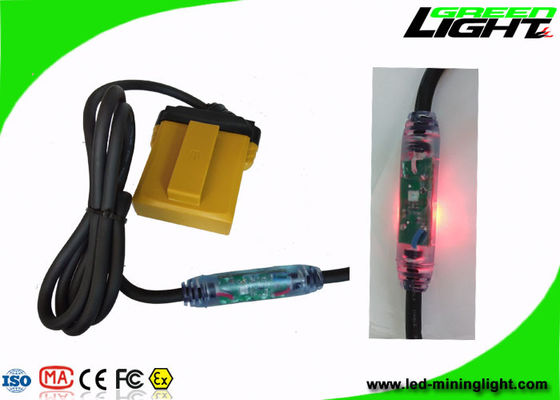 il cappuccio estraente di 10.4Ah IP68 accende l'avvertimento di potere basso di 25000 Lux Minig Corded Cable With