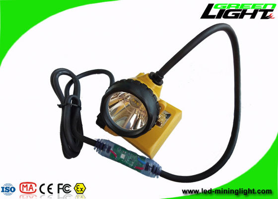 il cappuccio estraente di 10.4Ah IP68 accende l'avvertimento di potere basso di 25000 Lux Minig Corded Cable With