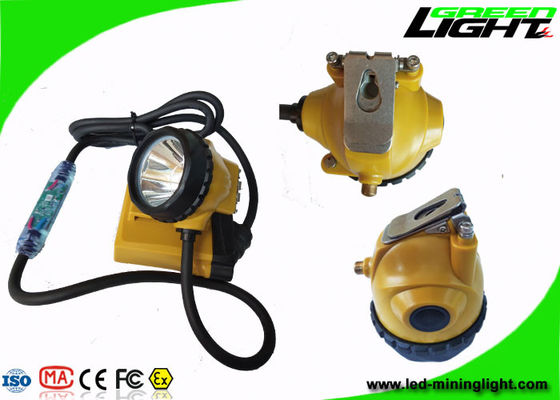 il cappuccio estraente di 10.4Ah IP68 accende l'avvertimento di potere basso di 25000 Lux Minig Corded Cable With