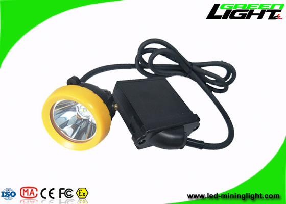 Batteria leggera di estrazione mineraria IP68 10000lux 6.6Ah di Cree Source LED con il bottone del silicio