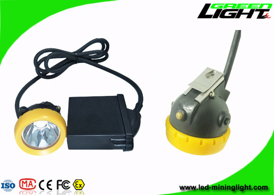 Batteria leggera di estrazione mineraria IP68 10000lux 6.6Ah di Cree Source LED con il bottone del silicio