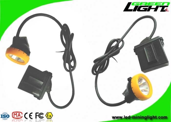 Luce protetta contro le esplosioni IP68 7.8Ah Li del casco per minatore del LED - luminosità di Ion Battery 10000lux