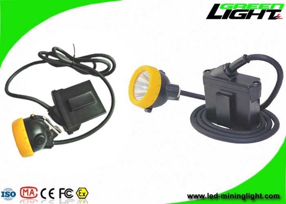 Luce protetta contro le esplosioni IP68 7.8Ah Li del casco per minatore del LED - luminosità di Ion Battery 10000lux