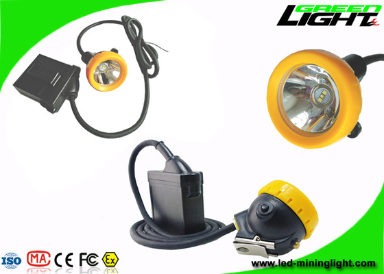 Luce protetta contro le esplosioni IP68 7.8Ah Li del casco per minatore del LED - luminosità di Ion Battery 10000lux