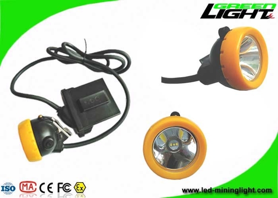 Luce 6.6Ah Li di estrazione mineraria della lampada LED del casco - cicli 1000 della batteria di Ion Battery With