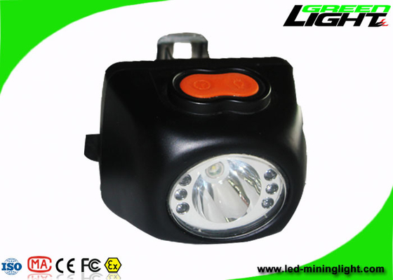 Il casco di estrazione mineraria dello schermo di Digital accende IP68 leggero portatile 8000lux senza cordone