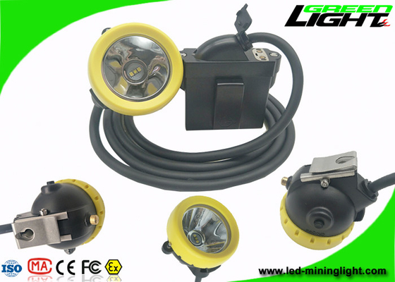7.8Ah Li - lampada del casco di luminosità del caricatore 10000lux di Ion Battery Mining Cap Lights USB