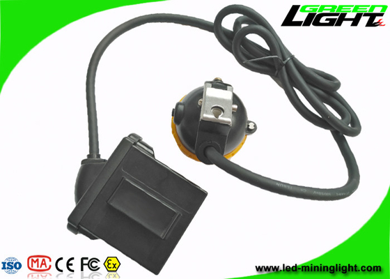 Lampada di cappuccio dei minatori principali IP68 10000lux 7.8Ah Li - cappuccio di Ion Battery With Silicon Button