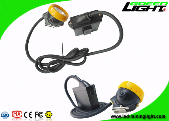 Lampada di cappuccio dei minatori principali IP68 10000lux 7.8Ah Li - cappuccio di Ion Battery With Silicon Button