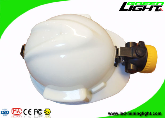 Materiale di piccola dimensione del PC dei minatori IP68 di cappuccio di luminosità senza cordone impermeabile 5000lux delle lampade