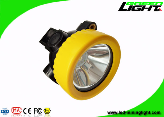 Materiale di piccola dimensione del PC dei minatori IP68 di cappuccio di luminosità senza cordone impermeabile 5000lux delle lampade