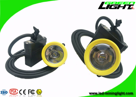 USB che incarica il faro ricaricabile 7.8Ah 10000lux dei minatori del cappuccio del bottone del silicio