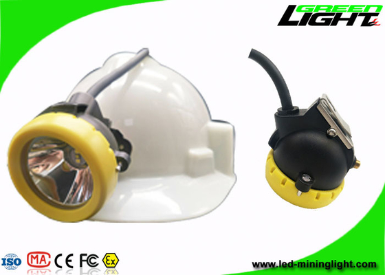 USB che incarica il faro ricaricabile 7.8Ah 10000lux dei minatori del cappuccio del bottone del silicio