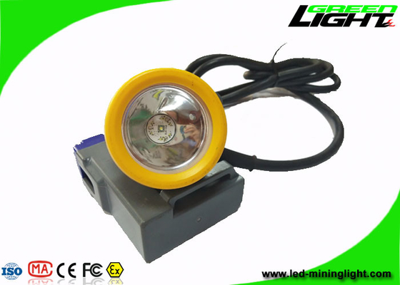 Luce abbagliante 6.6Ah Li - Ion Battery ricaricabili del faro 15000lux dei minatori delle miniere di carbone del casco