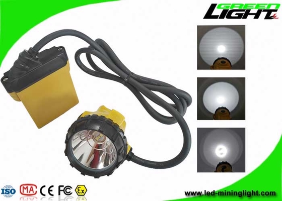 Materiale di alluminio ricaricabile luminoso eccellente senza cordone della tazza della lampada di cappuccio dei minatori di Ip68 LED