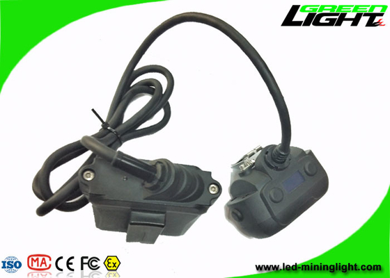 Il cappuccio di estrazione mineraria del fascio doppio LED accende la batteria Matetial antistatico di 15000lux 10.4Ah Panasonic