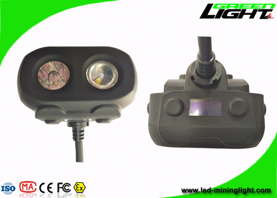 Il cappuccio di estrazione mineraria del fascio doppio LED accende la batteria Matetial antistatico di 15000lux 10.4Ah Panasonic