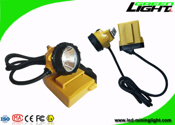 Avvertimento impermeabile di potere basso 10.4Ah del faro IP68 del casco di estrazione mineraria di GL12-A 25000lux