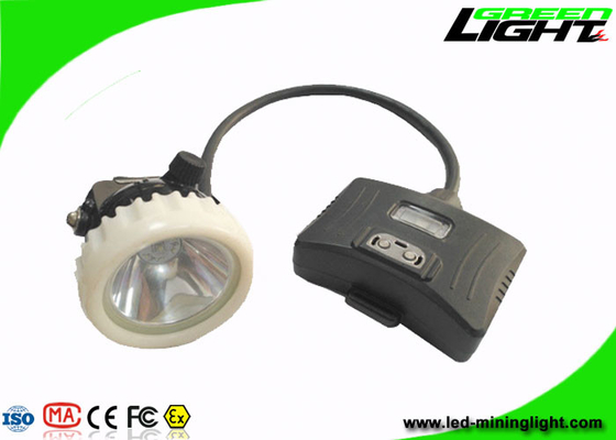 il cappuccio di estrazione mineraria di 5.2Ah LED accende la luce abbagliante IP68 di luminosità 10000lux con la corda della sicurezza