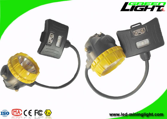 Batteria SOS 15000lux della luce 6.8Ah della testa di estrazione mineraria della luce abbagliante con la tazza d'accensione di alluminio
