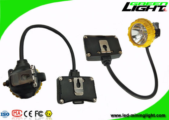 Batteria SOS 15000lux della luce 6.8Ah della testa di estrazione mineraria della luce abbagliante con la tazza d'accensione di alluminio