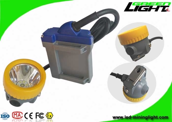 Batteria legata con corde principale ricaricabile della lampada di cappuccio della luce abbagliante del faro 15000lux del carbone 6.6Ah