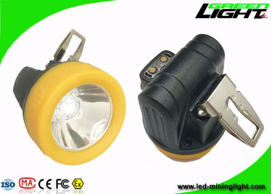 10000lux caricantesi magnetico batteria di dimensione IP68 3.8Ah di Cap Lamp Small del minatore delle miniere in sotterraneo