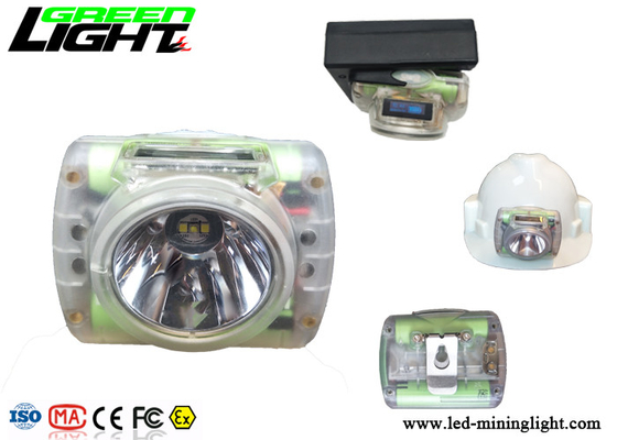 Faro principale impermeabile dello schermo di OLED, senza cordone trasparente ricaricabile della luce del casco