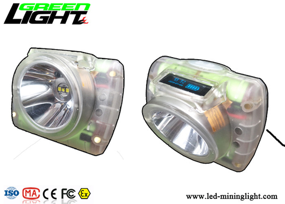 Faro principale impermeabile dello schermo di OLED, senza cordone trasparente ricaricabile della luce del casco