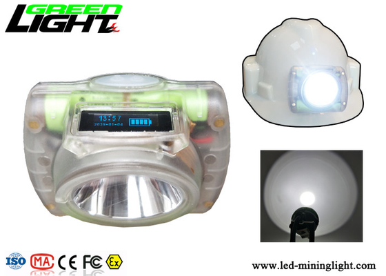 Faro principale impermeabile dello schermo di OLED, senza cordone trasparente ricaricabile della luce del casco