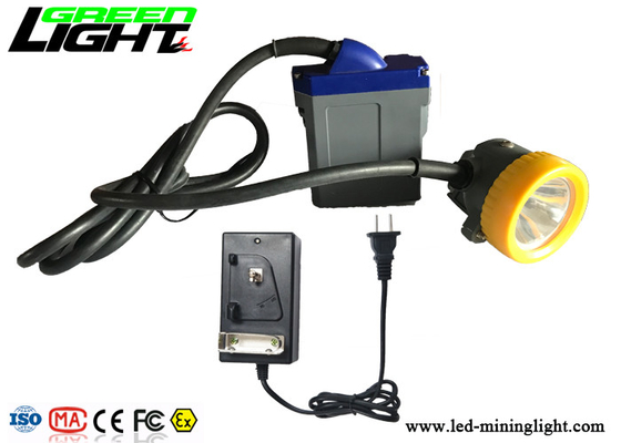 Faro ricaricabile legato con corde 15000lux 3W Cree Led With 6.6Ah Li - Ion Battery dei minatori