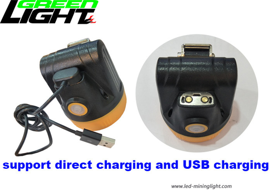 Luci senza cordone del casco di estrazione mineraria del Se, lampada di cappuccio dei minatori principali Li-Ion With Battery Charger
