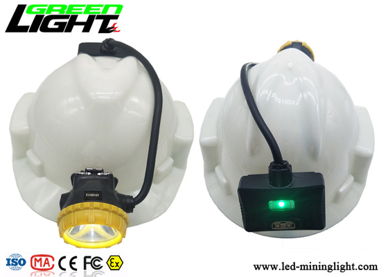 Modi di illuminazione legati con corde di Cap Lamp 15000lux 4 del minatore dei semi con la lampada d'avvertimento di potere basso posteriore