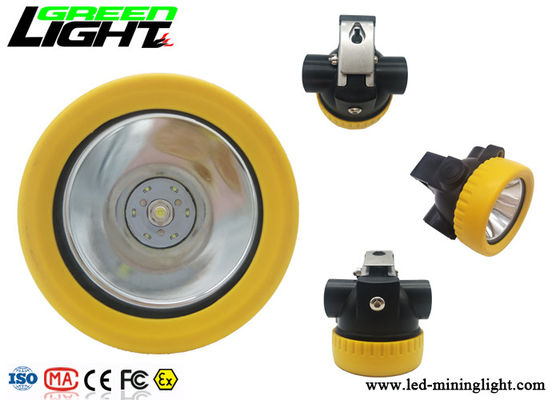 Capacità di piccola dimensione leggera della batteria della lampada di cappuccio dei minatori del LED 5000lux 2.2Ah