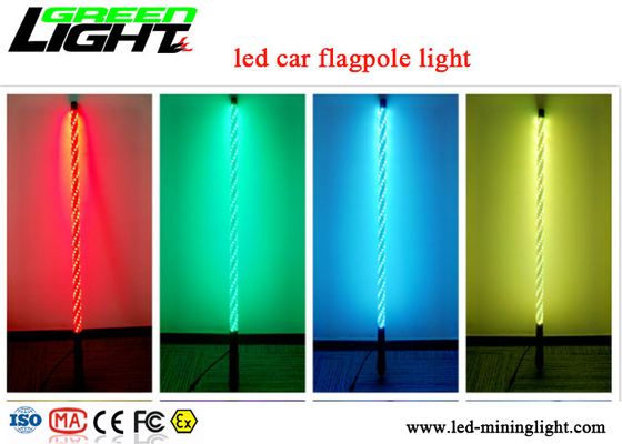 L'avvertimento a distanza il RGB leggero IP67 variopinto del regolatore 1.8m LED impermeabilizza Palo flessibile