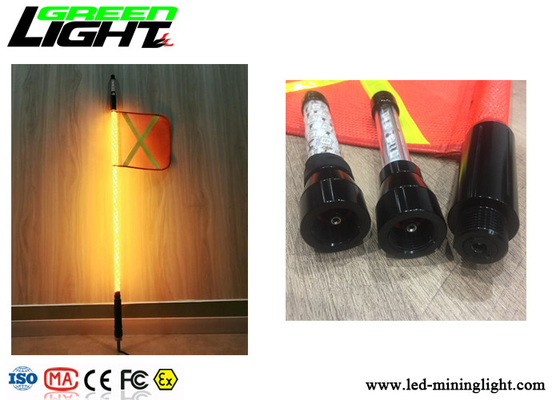 L'avvertimento a distanza il RGB leggero IP67 variopinto del regolatore 1.8m LED impermeabilizza Palo flessibile