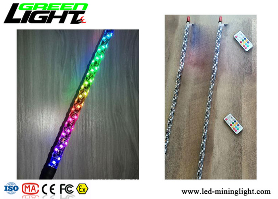 L'avvertimento a distanza il RGB leggero IP67 variopinto del regolatore 1.8m LED impermeabilizza Palo flessibile