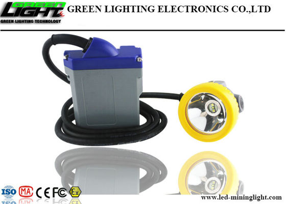 La lampada di cappuccio dei minatori di CREE Chips LED 15000lux adotta la batteria al litio ricaricabile 6.6Ah