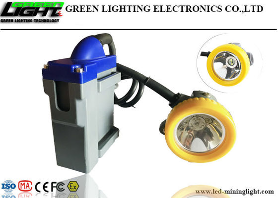 La lampada di cappuccio dei minatori di CREE Chips LED 15000lux adotta la batteria al litio ricaricabile 6.6Ah
