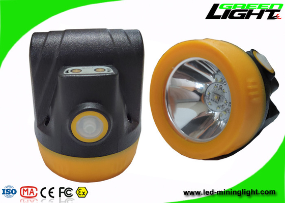 faro del casco della batteria 3.8Ah, faro ricaricabile IP68 impermeabile dei minatori